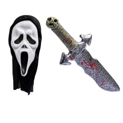 Kit masque et épée Halloween