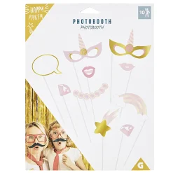 Kit photo booth licorne 10 pièces < Gifi Best