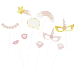 Kit photo booth licorne 10 pièces < Gifi Best