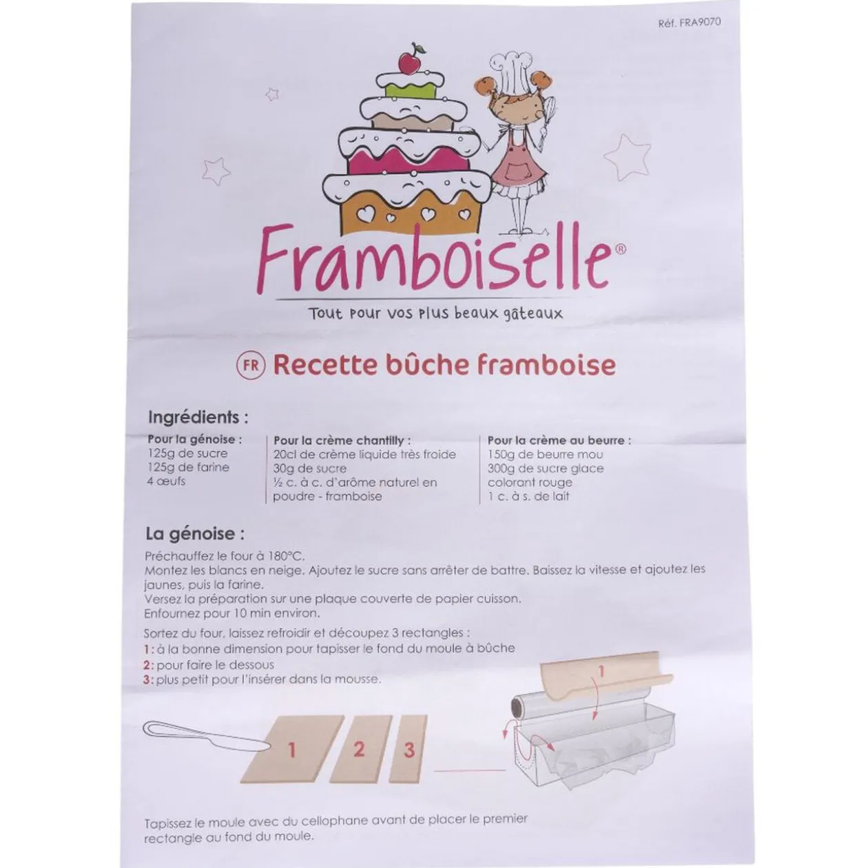Kit préparation bûche de Noël