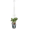 Kit suspension pour plante macramé coton beige à faire soi-même