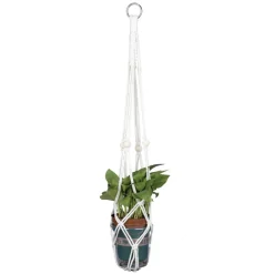 Kit suspension pour plante macramé coton beige à faire soi-même