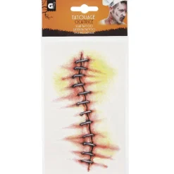 Kit tatouages cicatrices Halloween (4 modèles)