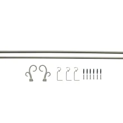 Kit Tringle Extensible 167-305 cm embouts crosse blanc < Gifi Outlet