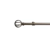 Kit Tringle Extensible 167-305 cm embouts sphère gris chromé < Gifi Best