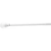 Kit tringle fixe embout mini boule blanc mat L180cm