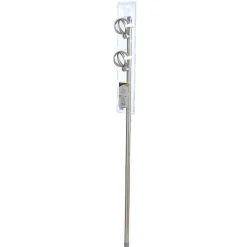 Kit Tringle à rideau extensible 95-180 cm embouts sphère gris chromé < Gifi Outlet