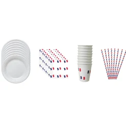 Kit vaisselle jetable Euro 2021 France pour 8 personnes < Gifi Clearance