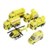 Kit 5 véhicules et engins de chantier