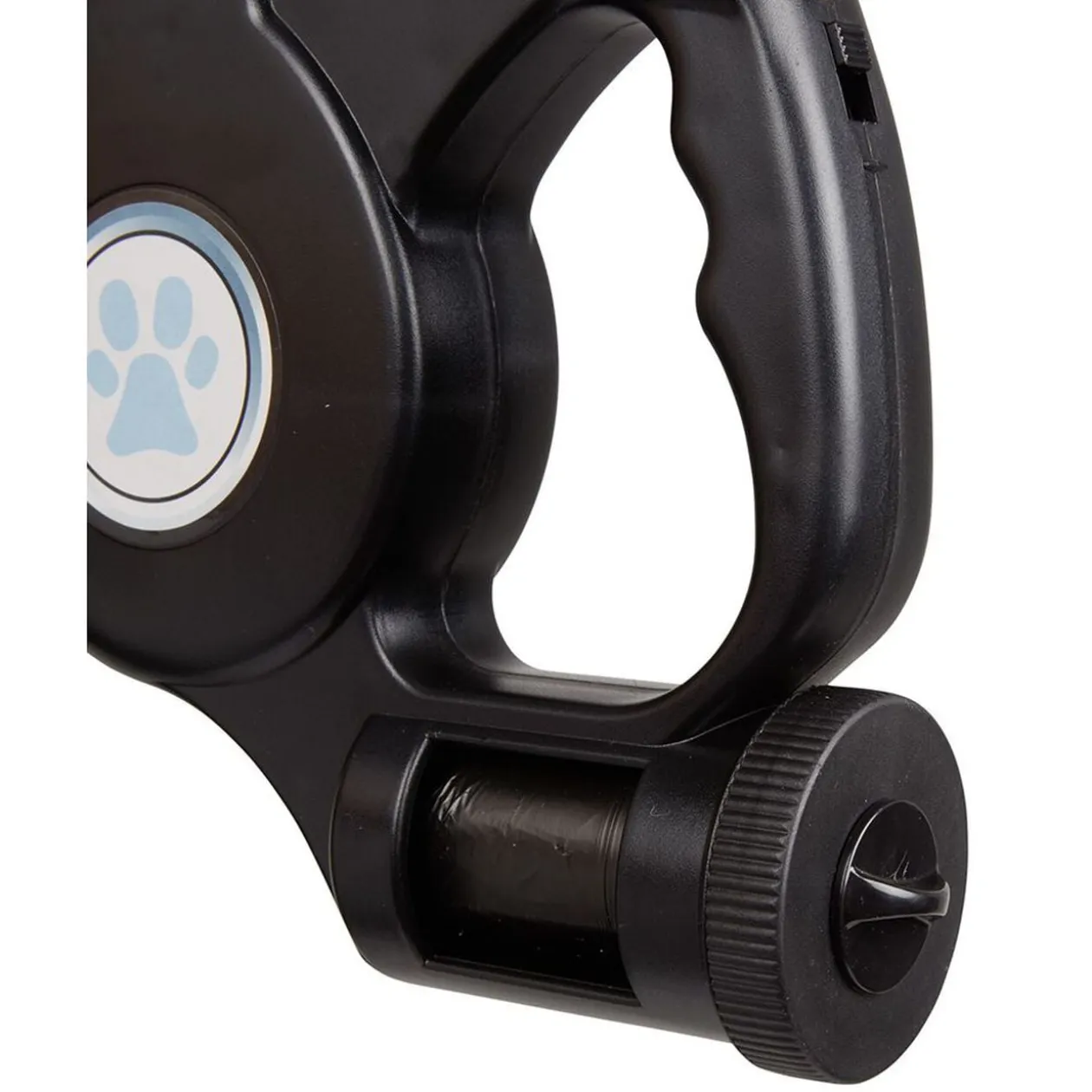 Laisse enrouleur distributeur de sac et lampe LED (2 modèles)