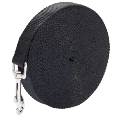 Laisse pour chien 9m longe noire