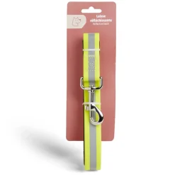 Laisse réfléchissante pour chien 120cm orange