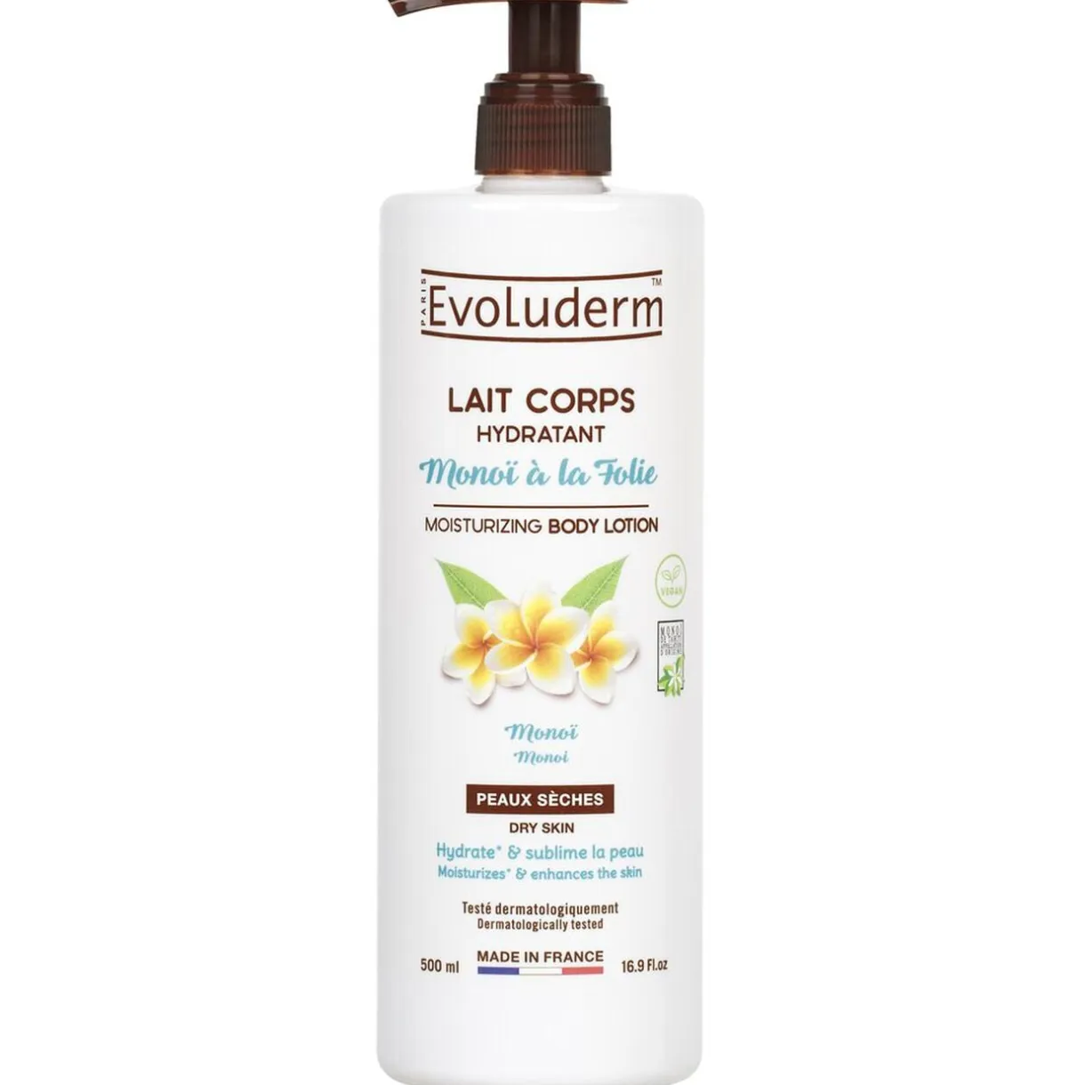 Lait corps Evoluderm monoï 500 ml < Gifi Outlet