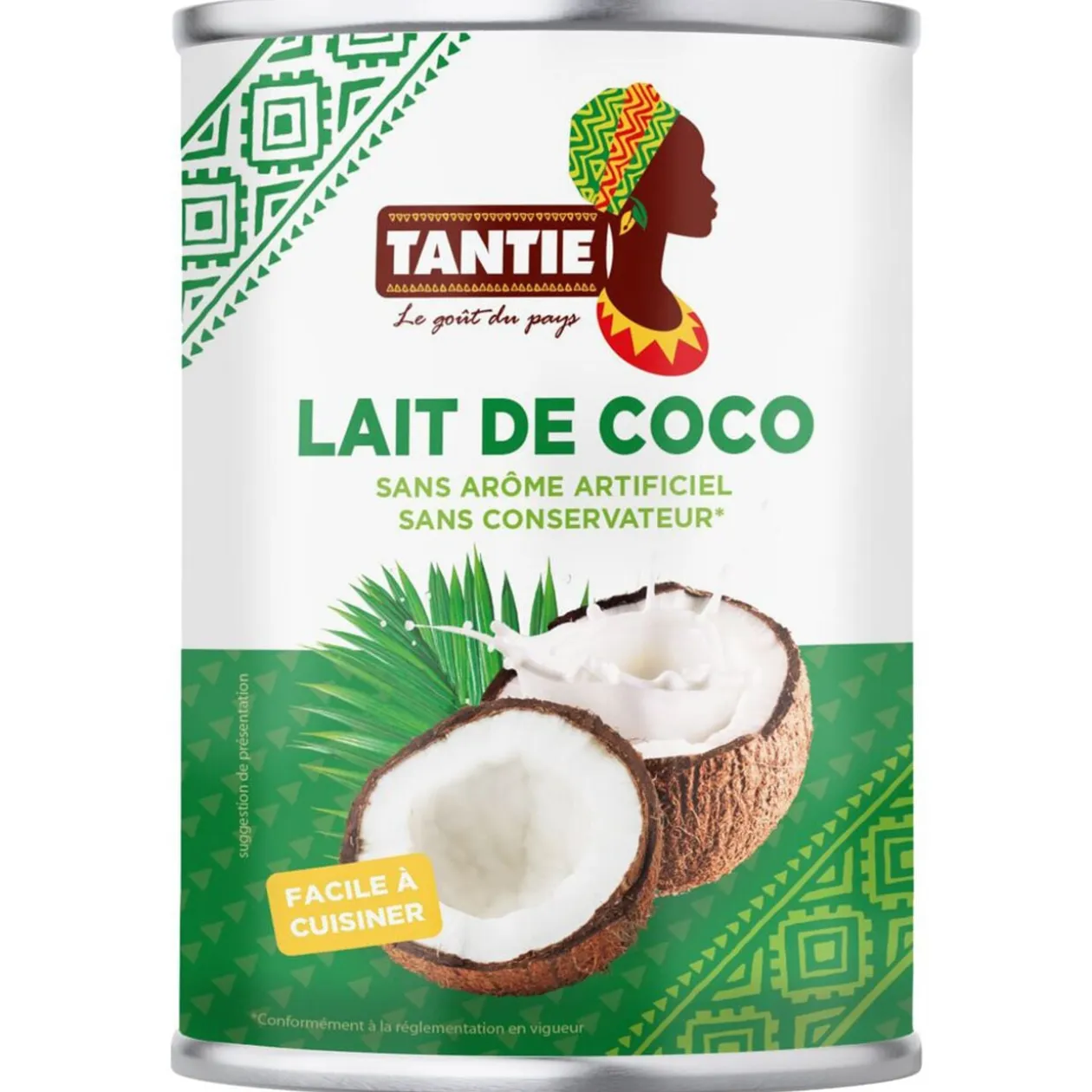 Lait de coco Tantie boîte 400ml
