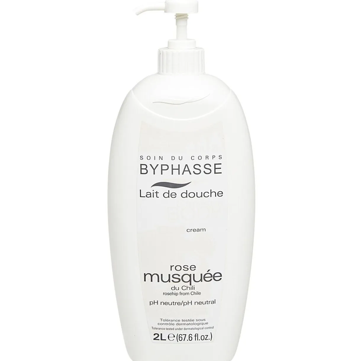 Lait de douche rose musquée 2L Byphasse < Gifi