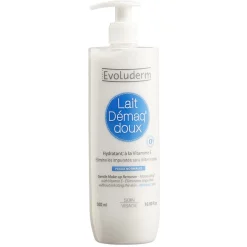 Lait démaquillant Evoluderm peaux normales 500 ml < Gifi Outlet