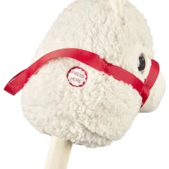 Lama à chevaucher Choux Bidou beige lanière rouge < Gifi Discount