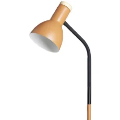 Lampadaire noir et orange H150cm < Gifi New