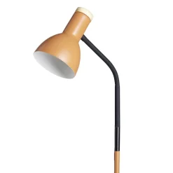 Lampadaire noir et orange H150cm < Gifi New