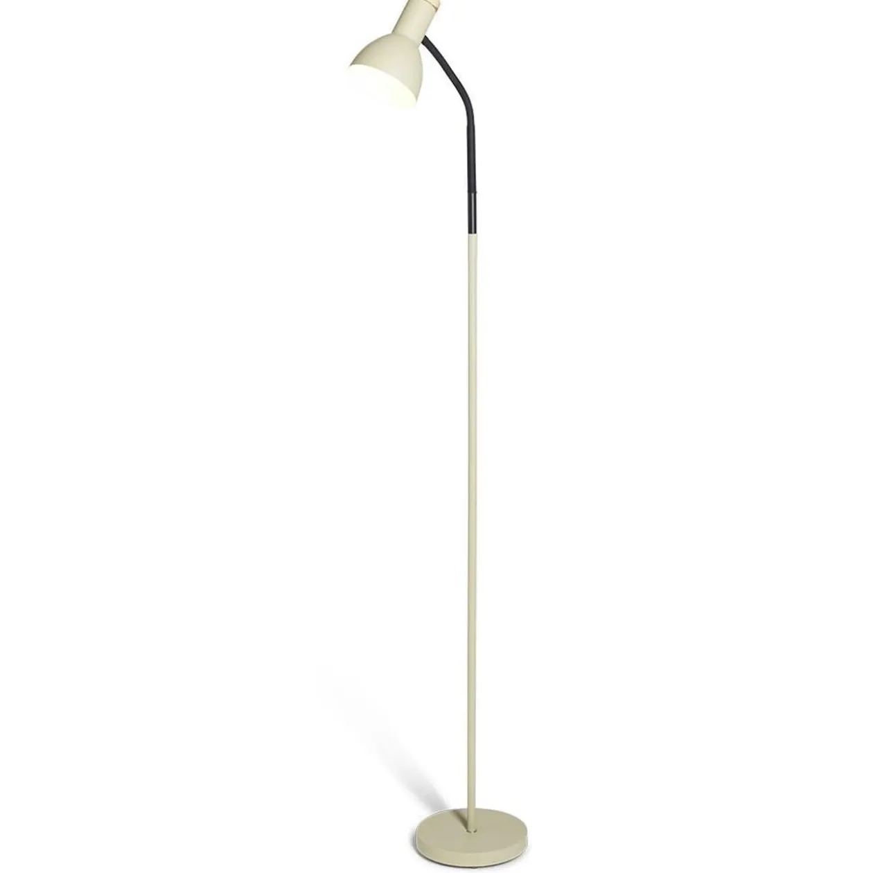 Lampadaire noir et vert sauge H150cm