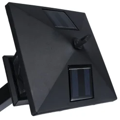 Lampadaire solaire LED à planter vert H128cm