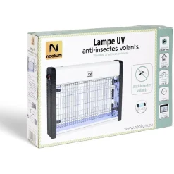 Lampe anti-nuisibles volants plastique gris sur secteur < Gifi