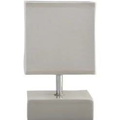 Lampe carrée beige