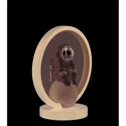 Lampe cercle lumineux avec astronaute 20x12xH22cm < Gifi Discount
