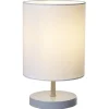 Lampe de chevet métal gris