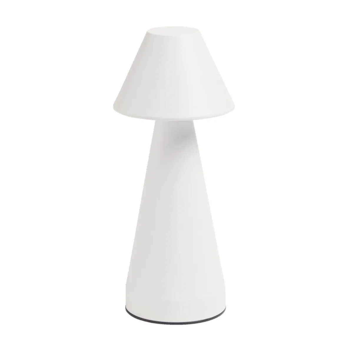 Lampe de table Conni USB tactile blanche Ø9,5xH22,5cm < Gifi Outlet