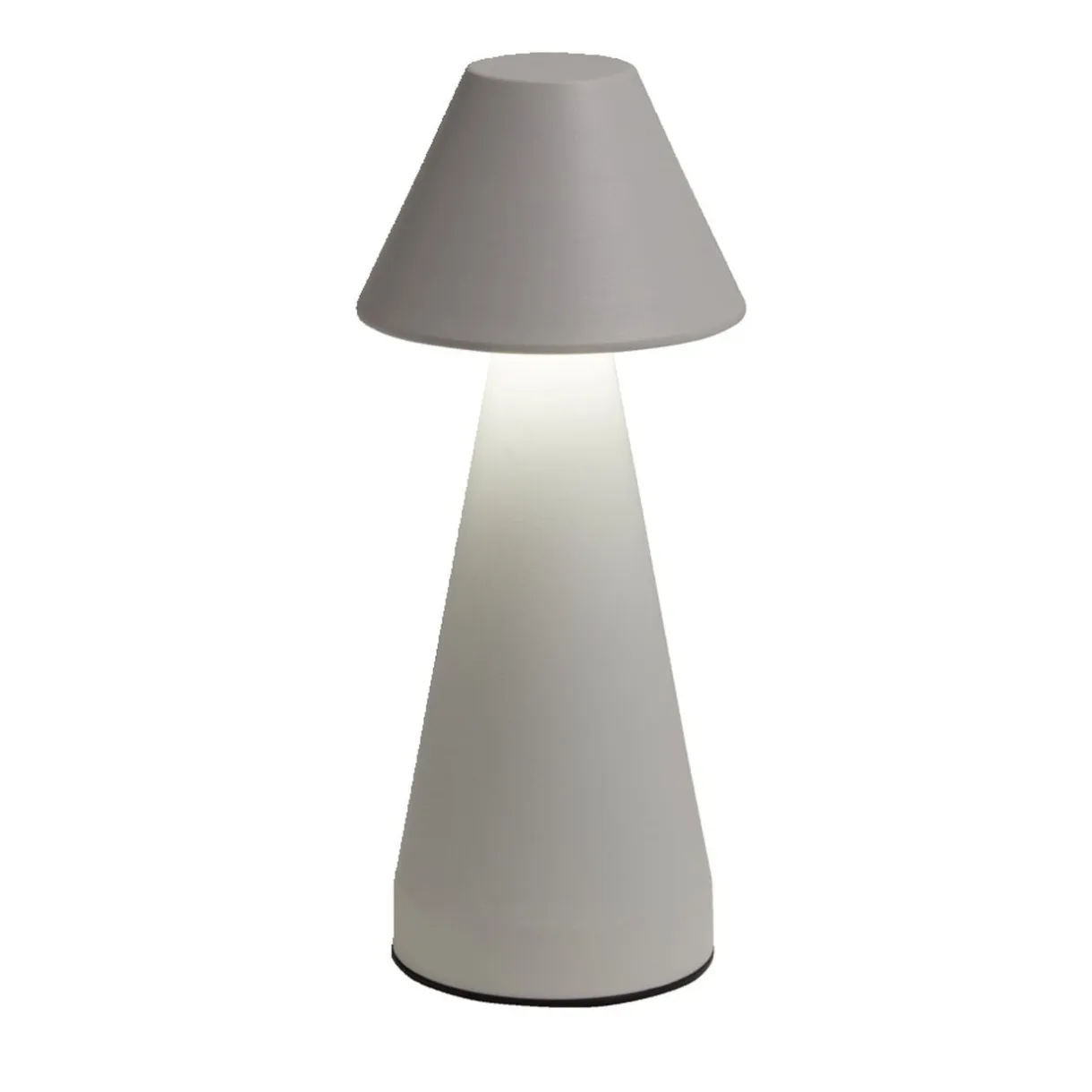 Lampe de table Conni USB tactile blanche Ø9,5xH22,5cm < Gifi Outlet