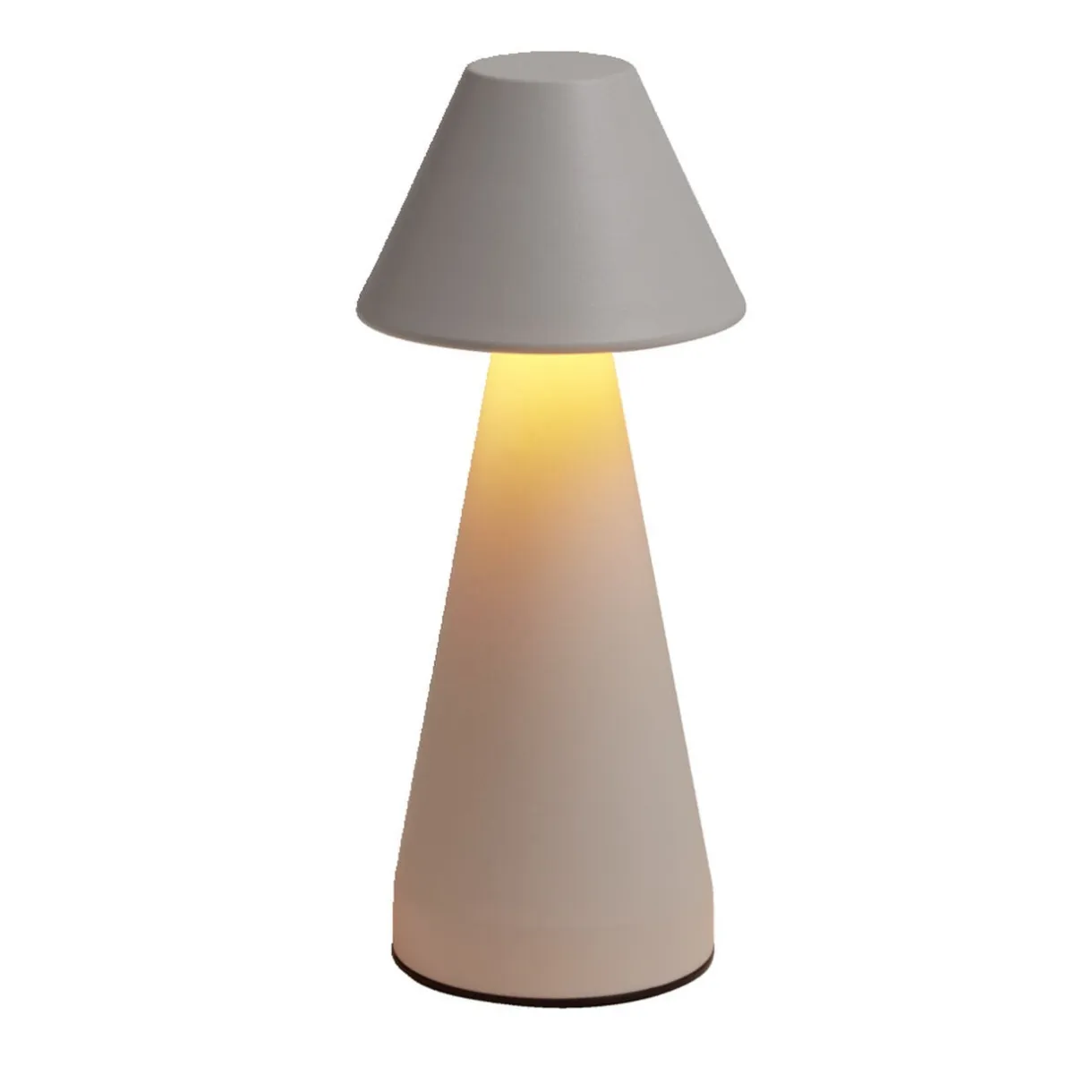 Lampe de table Conni USB tactile blanche Ø9,5xH22,5cm < Gifi Outlet
