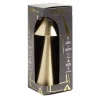 Lampe de table Conni USB tactile jaune Ø9,5xH22,5cm