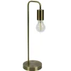 Lampe de table filaire métal doré Ø13xH45cm < Gifi New