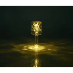Lampe de table mini led design cristal H12cm < Gifi Sale