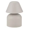 Lampe de table à poser en plastique brun Ø12xH17cm