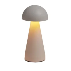 Lampe de table Roundi USB tactile blanche Ø9,5xH22,5cm