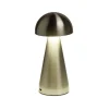 Lampe de table Roundi USB tactile grise Ø9,5xH22,5cm < Gifi Clearance