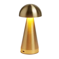 Lampe de table Roundi USB tactile jaune Ø9,5xH22,5cm < Gifi Sale