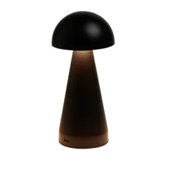 Lampe de table Roundi USB tactile noire Ø9,5xH22,5cm < Gifi Clearance