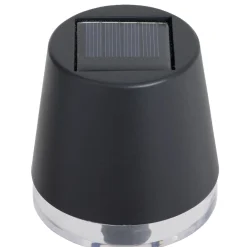 Lampe de table solaire LED à poser noire Ø8xH21cm < Gifi Best