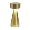 Lampe de table Squari USB tactile doré Ø9,5xH22,5cm