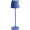 Lampe de table Talli LED tactile 120lm variable USB métal et plastique bleu Ø10,5xH36cm < Gifi Clearance