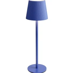 Lampe de table Talli LED tactile 120lm variable USB métal et plastique bleu Ø10,5xH36cm < Gifi Clearance
