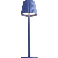 Lampe de table Talli LED tactile 120lm variable USB métal et plastique bleu Ø10,5xH36cm < Gifi Clearance