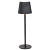 Lampe de table Talli USB tactile noire Ø11xH37cm < Gifi Online