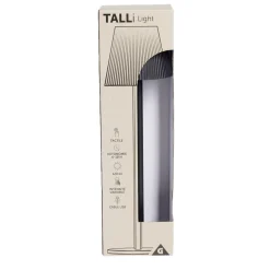 Lampe de table Talli USB tactile noire Ø11xH37cm < Gifi Online