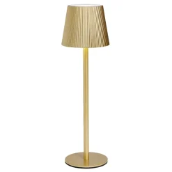 Lampe de table Talli USB tactile jaune Ø11xH37cm
