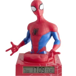 Lampe 3D réveil Spier Man avec affichage date rouge 16,5x15xH22cm < Gifi