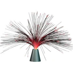 Lampe fibre optique changement de couleur Ø7,7xH34cm